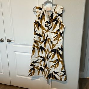 Gorgeous Marni dress never worn.  Sleeveless with a side zipper.  100 % cotton